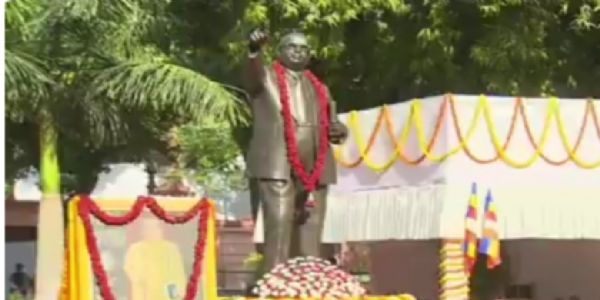 ಅಂಬೇಡ್ಕರ್ ಜಯಂತಿ ; ಪ್ರೇರಣಾಸ್ಥಳದಲ್ಲಿ ರಾಷ್ಟ್ರ ನಾಯಕರಿಂದ ಪುಷ್ಪ ನಮನ