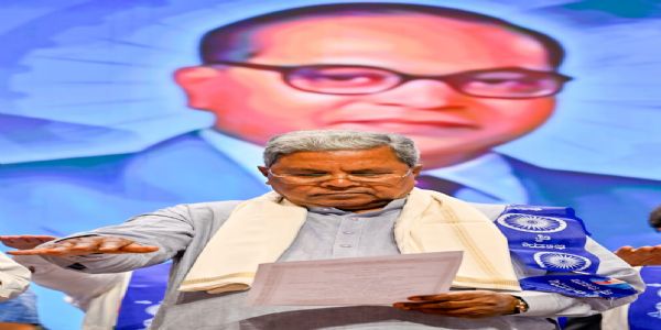 ಅಂಬೇಡ್ಕರ ರಚಿಸಿದ ಸಂವಿಧಾನದಿಂದಲೇ ಮುಖ್ಯಮಂತ್ರಿ ಆಗಿದ್ದೇನೆ : ಸಿದ್ದರಾಮಯ್ಯ