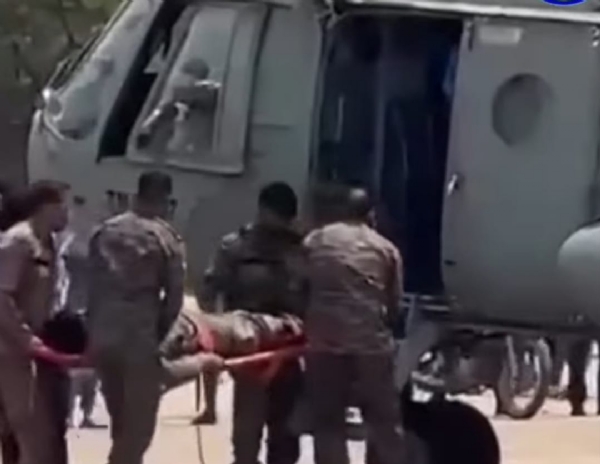 ಪ್ಯಾರಾಲ್ಯಾಂಡಿಂಗ್ ತರಬೇತಿ ; ಕಮಾಂಡರ್ ಕಾಲು ಮುರಿತ