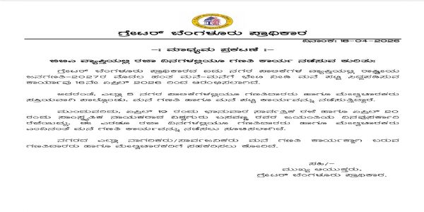 ಜಿಬಿಎ ವ್ಯಾಪ್ತಿಯಲ್ಲಿ ರಜಾ ದಿನಗಳಲ್ಲಿಯೂ ಗಣತಿ ಕಾರ್ಯ ಮುಂದುವರಿಕೆ