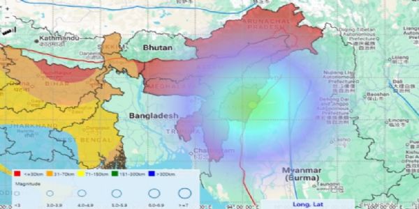 ಮಣಿಪುರ : ಮೂರು ಗಂಟೆಗಳಲ್ಲಿ ಎರಡು ಬಾರಿ ಭೂಕಂಪ ; ಜನರಲ್ಲಿ ಆತಂಕ