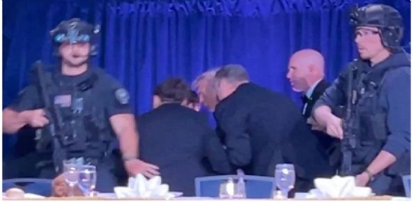 ವಾಷಿಂಗ್ಟನ್ನಲ್ಲಿ ಗುಂಡಿನ ದಾಳಿ ; ಅಧ್ಯಕ್ಷ ಡೊನಾಲ್ಡ್ ಟ್ರಂಪ್  ಸುರಕ್ಷಿತ