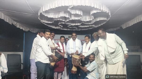 ಎಂ.ಬಸಾಪುರದಲ್ಲಿ ತುಂತುರು ಮಳೆಯ ನಡುವೆ `ನಮ್ಮ ಸಂಸ್ಕøತಿ ನಮ್ಮ ಹಬ್ಬ – 2026’ ಸಂಭ್ರಮ