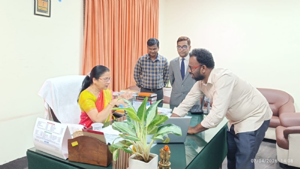 ಜಿಲ್ಲಾ ನ್ಯಾಯಾಧೀಶೆ ಕೆ.ಜಿ. ಶಾಂತಿ ಅವರಿಂದ ಸ್ವಯಂ ಗಣತಿ