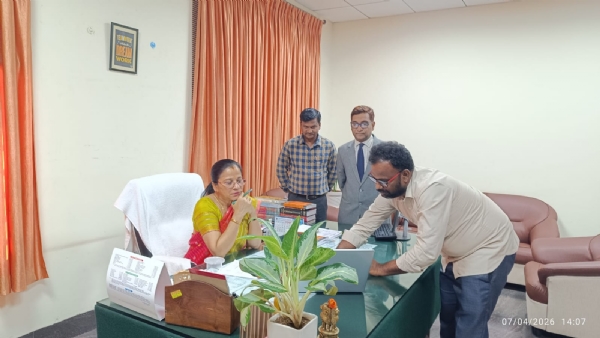 ಜಿಲ್ಲಾ ನ್ಯಾಯಾಧೀಶೆ ಕೆ.ಜಿ. ಶಾಂತಿ ಅವರಿಂದ ಸ್ವಯಂ ಗಣತಿ