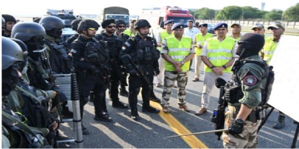 ದೆಹಲಿ ವಿಮಾನ ನಿಲ್ದಾಣದಲ್ಲಿ ಅಪಹರಣ ವಿರೋಧಿ ಸಿಐಎಸ್ಎಫ್ ಅಣಕು ಕಾರ್ಯಾಚರಣೆ