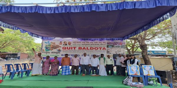 ಕೊಪ್ಪಳ : 182ನೇ ದಿನದ ಬಲ್ಡೋಟ ಹಟಾವೋ ಧರಣಿ