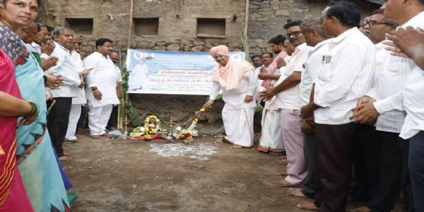ಸಿಂದಗಿಯಲ್ಲಿ ಮಲ್ಲಿಕಾರ್ಜುನ ದೇವಸ್ಥಾನ ನಿರ್ಮಾಣಕ್ಕೆ ಭೂಮಿ ಪೂಜೆ