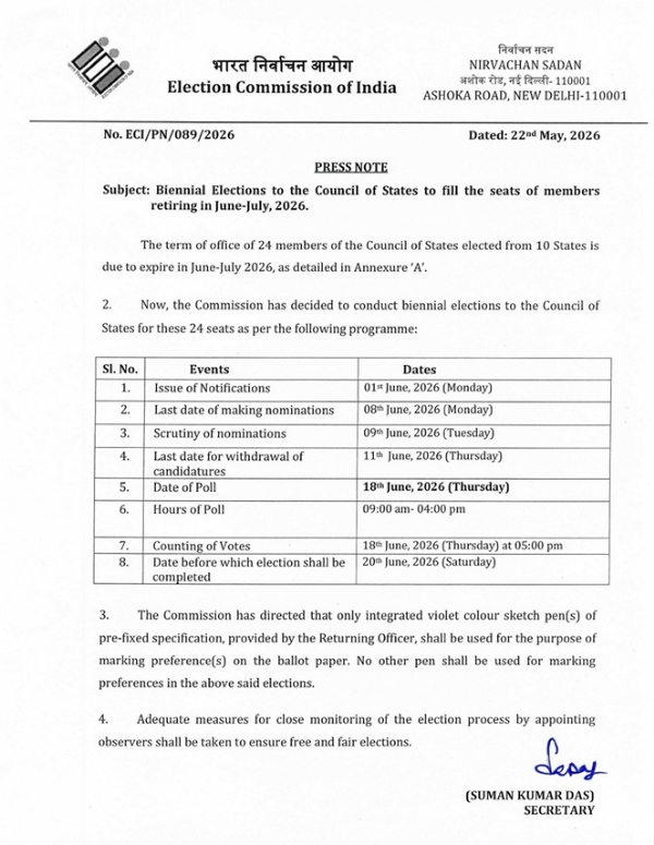 EC notification EC notification