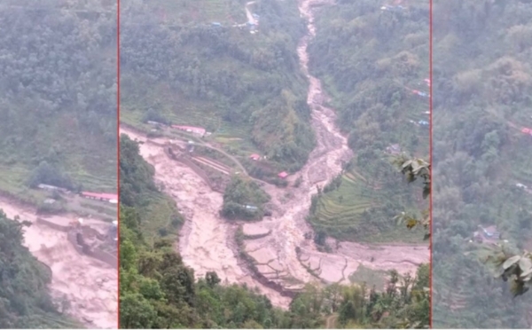 Rain landslide