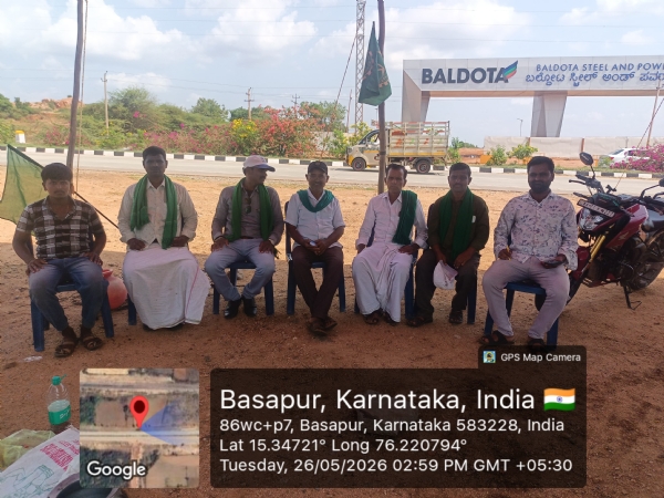 22ನೇ ದಿನ ಪೂರ್ಣಗೊಳಿಸಿದ ಬಸಾಪುರ ಕೆರೆ ಹೋರಾಟ