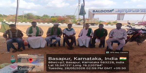 22ನೇ ದಿನ ಪೂರ್ಣಗೊಳಿಸಿದ ಬಸಾಪುರ ಕೆರೆ ಹೋರಾಟ