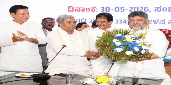 ಶಾಸಕಾಂಗ ಪಕ್ಷದ ನಾಯಕರಾಗಿ ಡಿ.ಕೆ. ಶಿವಕುಮಾರ್ ಸರ್ವಾನುಮತದ ಆಯ್ಕೆ : ಕೆ.ಸಿ.ವೇಣುಗೋಪಾಲ್