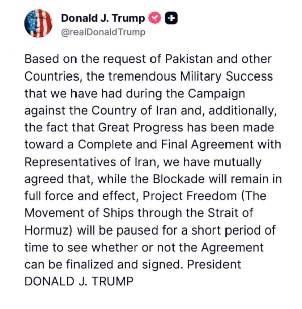 Trump post