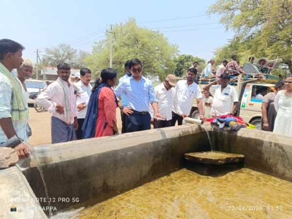 There should be no drinking water problem in the district: G.P. CEO