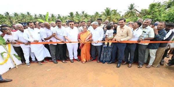 ಮಧುಗಿರಿ ಕ್ಷೇತ್ರದಲ್ಲಿ ಮೂರು ಬ್ರಿಡ್ಜ್ ಕಂ ಬ್ಯಾರೇಜ್ ಗಳ ಉದ್ಘಾಟನೆ