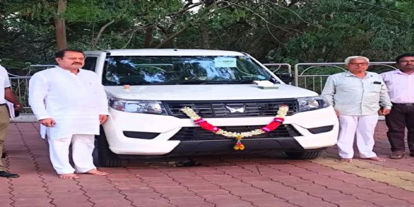 ಕ್ಷೇತ್ರ ಭೇಟಿಗೆ ವೇಗ ನೀಡಲು ಮುದ್ದೇಬಿಹಾಳ ತಾಲೂಕು ಪಂಚಾಯಿತಿಗೆ ನೂತನ ಬೊಲೆರೊ ವಾಹನ