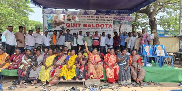 232ನೇ ದಿನದಲ್ಲಿ ಬಲ್ಡೋಟ ತೊಲಗಿಸಿ ಕೊಪ್ಪಳ ಉಳಿಸಿ ಧರಣಿ