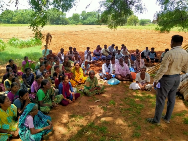 Awareness for NREG wage workers of Kadralli village Awareness for NREG wage workers of Kadralli village