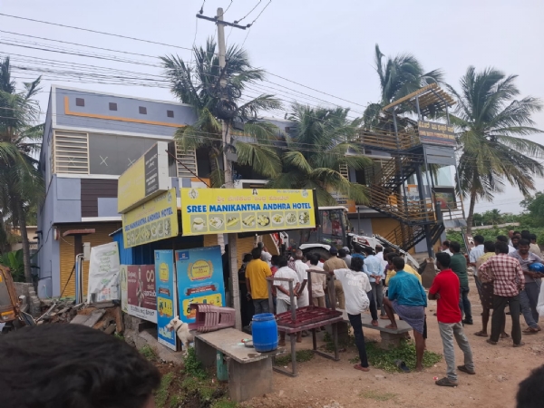 Bellary: Encroachment on 1.33 acres of government land in Havambavi area cleared
