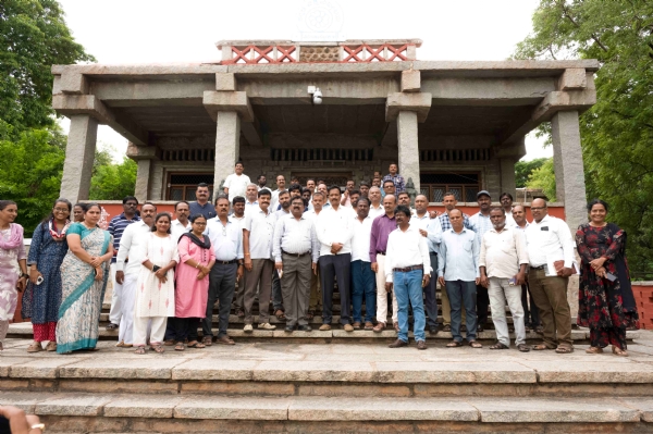 MP E. Tukaram visits Kannada University