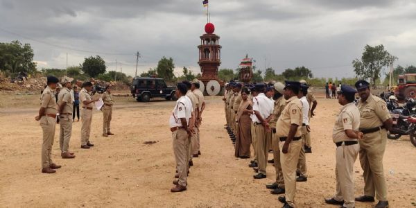 ಬಿಲ್ ಕೆರೂರು ಜಾತ್ರಾ ಮಹೋತ್ಸವ ; ಪೊಲೀಸ್ ಬಂದೋಬಸ್ತ್ ಸಿದ್ಧತೆ ಪರಿಶೀಲನೆ