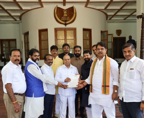 ರಾಜ್ಯಪಾಲರಿಗೆ ಮನವಿ ಸಲ್ಲಿಸಿದ ಬಿಜೆಪಿ ನಿಯೋಗ