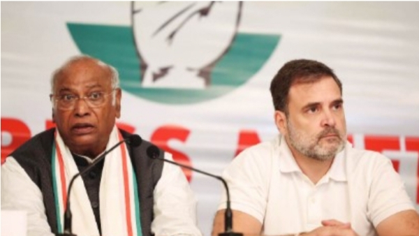 ಖರ್ಗೆ-ರಾಹುಲ್ ಗಾಂಧಿ ಖರ್ಗೆ-ರಾಹುಲ್ ಗಾಂಧಿ