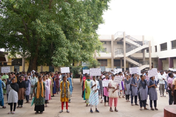 SIR process awareness rally by college student