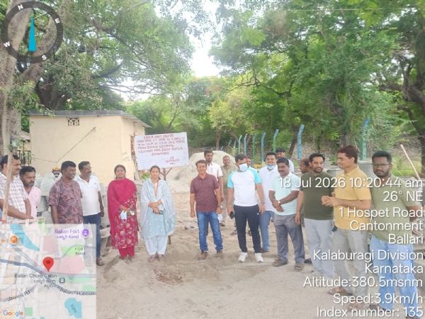 Bellary: Revenue Department clears encroachment on government land Bellary: Revenue Department clears encroachment on government land