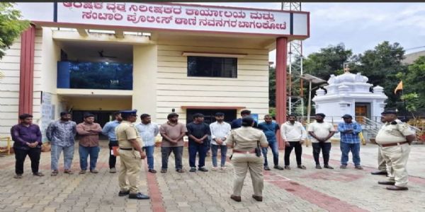 ಬಾಗಲಕೋಟೆ ನವನಗರ ಪೊಲೀಸ್ ಠಾಣೆಯಲ್ಲಿ ರೌಡಿ ಪರೇಡ್
