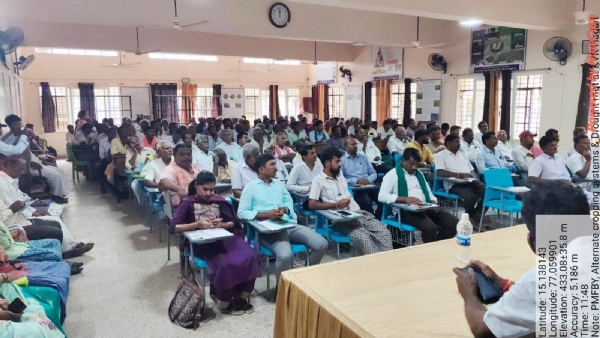 Farmers should get crop insurance without fail: S.N. Manjunath advises