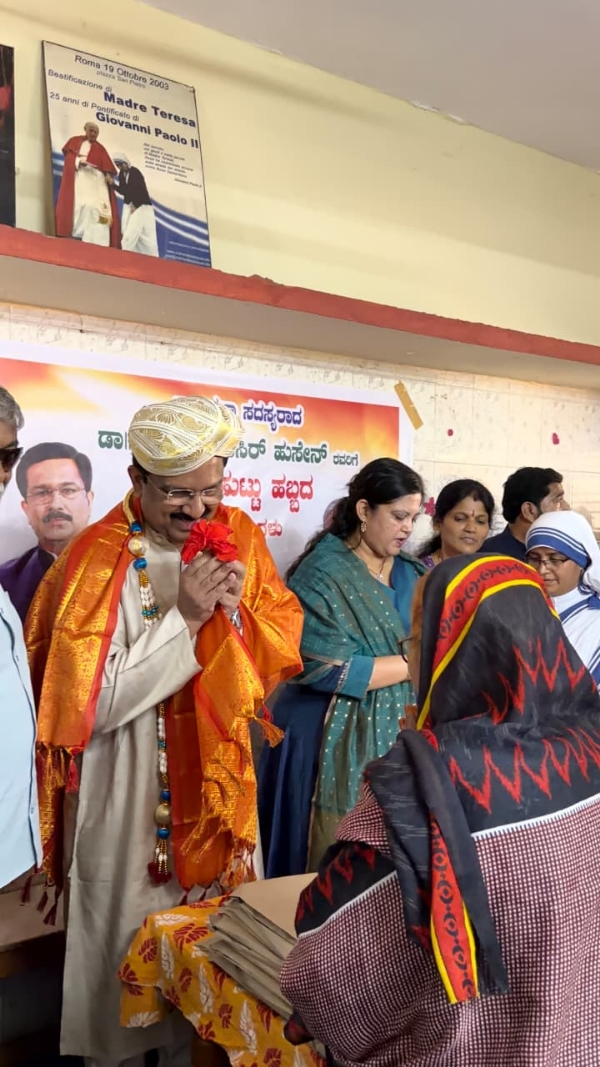 ಬಳ್ಳಾರಿ : ರಾಜ್ಯಸಭಾ ಸದಸ್ಯ ಡಾ. ಸಯ್ಯದ್ ನಾಸೀರ್ ಹುಸೇನ್ ಅವರ 56ನೇ ಹುಟ್ಟುಹಬ್ಬ