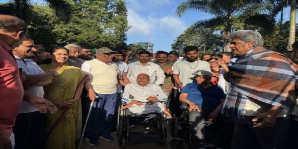 ಉದ್ಯಾನವನಗಳ ಜಾಗ ಬಳಕೆಗೆ ವಿರೋಧ: ಲಾಲ್ಬಾಗ್ನಲ್ಲಿ ಭಾರಿ ನಾಗರಿಕ ಪ್ರತಿಭಟನೆ