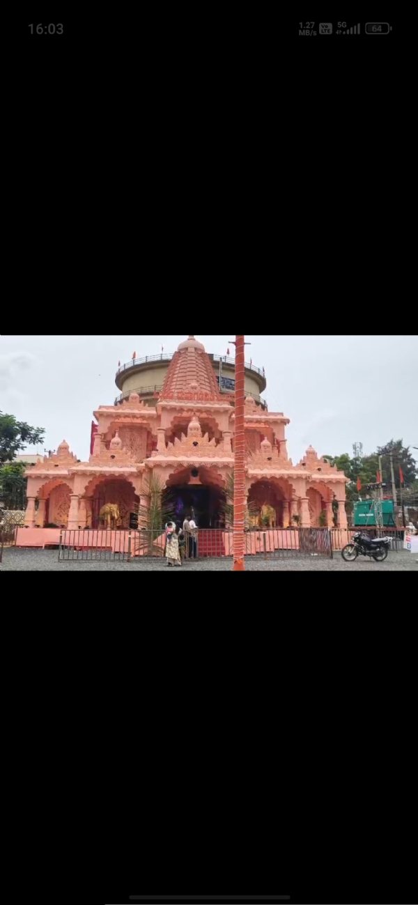 Bidar-Ayodhya-Ram-Mandir-Model-Ganesh-Mantap-at-Mailur-Cross Bidar-Ayodhya-Ram-Mandir-Model-Ganesh-Mantap-at-Mailur-Cross