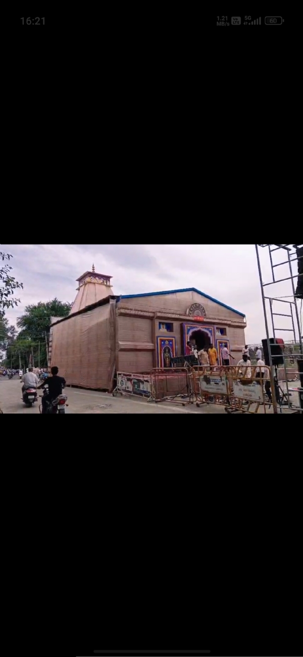 Kalaburagi-Ganesh-Festival-Kedarnath-Temple-Model-Mandir-Installed Kalaburagi-Ganesh-Festival-Kedarnath-Temple-Model-Mandir-Installed