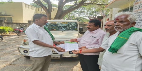 ಗ್ರಾಮಗಳಲ್ಲಿ ಕುಡಿಯುವ ನೀರಿನ ಸಮಸ್ಯೆ ; ಕ್ರಮಕ್ಕೆ ರೈತ ಸಂಘದ ಮನವಿ