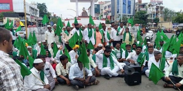 ವಿಜಯಪುರದಲ್ಲಿ ಬರದ ಬಿಸಿ; ರೈತರ ಅನಿರ್ದಿಷ್ಟಾವಧಿ ಹೋರಾಟ