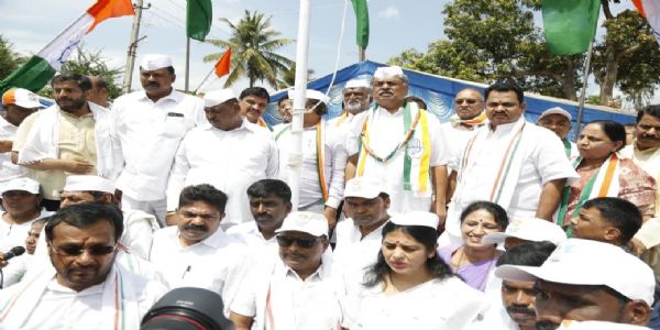 ಕಾಂಗ್ರೆಸ್ ಭಾರತ್ ಜೋಡೋ 2.0 ಪಾದಯಾತ್ರೆಗೆ ಚಾಲನೆ