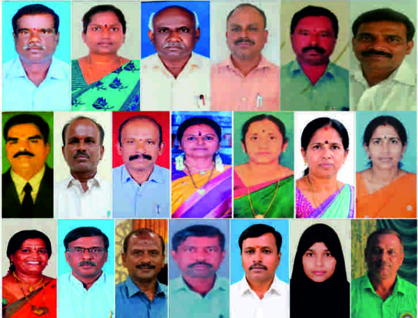 ಕೋಲಾರ ಜಿಲ್ಲಾ ಮಟ್ಟದ ಪ್ರಶಸ್ತಿಗೆ ಆಯ್ಕೆಯಾಗಿರುವ ಶಿಕ್ಷಕರು