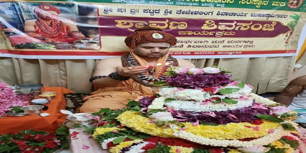 ನಾಗಲಾಪುರ ಮಠದ ಶ್ರೀಗಳಿಂದ ಶ್ರಾವಣ ಮಾಸ ಆಚರಣೆ